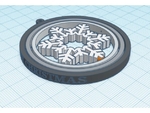  Snowflake gyro ornament  3d model for 3d printers