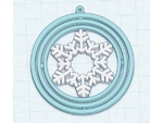  Snowflake gyro ornament  3d model for 3d printers