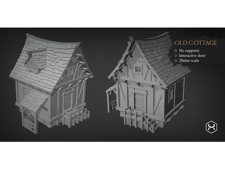  Old cottage  3d model for 3d printers