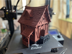 Modelo 3d de Antigua casa de campo para impresoras 3d