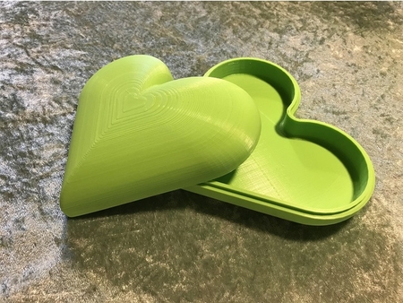 Modelo 3d de Simple cuadro de corazón para impresoras 3d