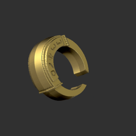  Bless ring   3d model for 3d printers