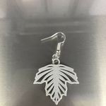  Earrings: artistic leaf (v2 & v3)  3d model for 3d printers