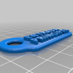  Eychain main entrance 2 colors / keychain  3d model for 3d printers