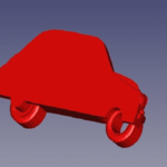 Modelo 3d de Fiat 500 llavero / llavero seat 600 para impresoras 3d