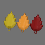  Corn earrings (3d)  3d model for 3d printers