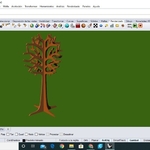 Modelo 3d de árbol titular pendiente para impresoras 3d