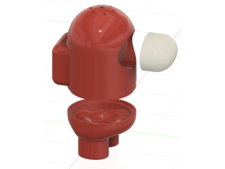  Among us salt and pepper pot  3d model for 3d printers