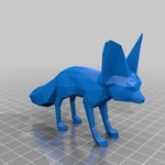  Fennec fox  3d model for 3d printers
