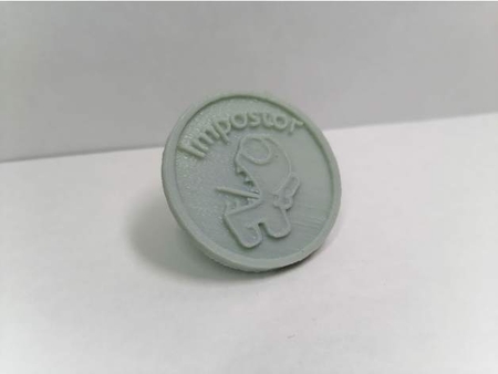  Among us coin  3d model for 3d printers