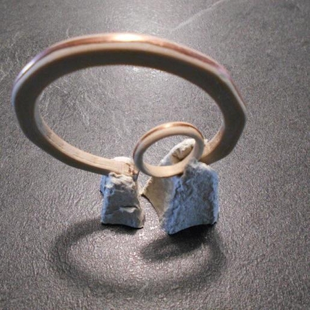 PLA bracelet wood copper