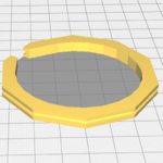 Modelo 3d de Pla de la pulsera de madera de cobre para impresoras 3d