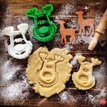 Modelo 3d de Cortador de galletas de muñeco de nieve para impresoras 3d