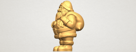 Modelo 3d de Santa claus para impresoras 3d