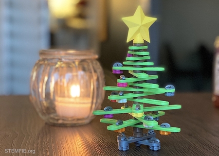 STEMFIE de Escritorio Árbol de Navidad