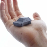  Volkswagen golf gti - low poly miniature  3d model for 3d printers