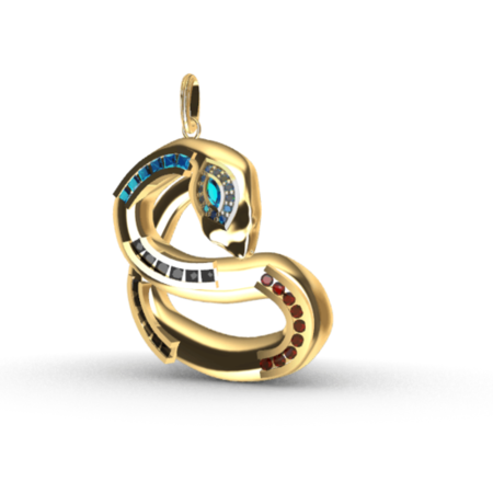  Pendant snake  3d model for 3d printers