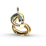  Pendant snake  3d model for 3d printers