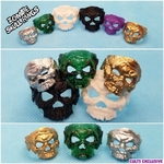  Zombie skull ring  3d model for 3d printers