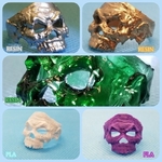  Zombie skull ring  3d model for 3d printers