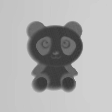 panda lithophane / keychain