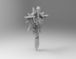  Deathwing icon  3d model for 3d printers