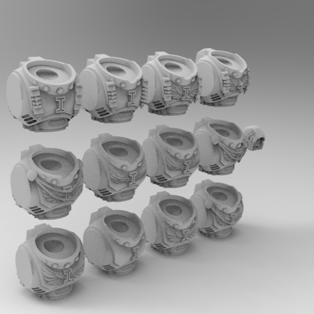 Modelo 3d de Deathwatch primaris torsos para impresoras 3d