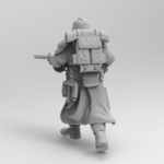  28mm trench fighter  3d model for 3d printers