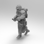  28mm trench fighter  3d model for 3d printers