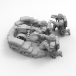  28mm heavy bolter -revised  3d model for 3d printers