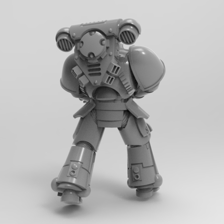  Primaris marine poseable  3d model for 3d printers