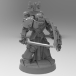  Black templars guard blade a  3d model for 3d printers