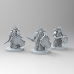 Modelo 3d de Primaris bladeguards en blanco para impresoras 3d