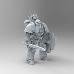  Poseable primaris bladeguard  3d model for 3d printers