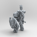 Modelo 3d de Poseable negro de los templarios primaris para impresoras 3d