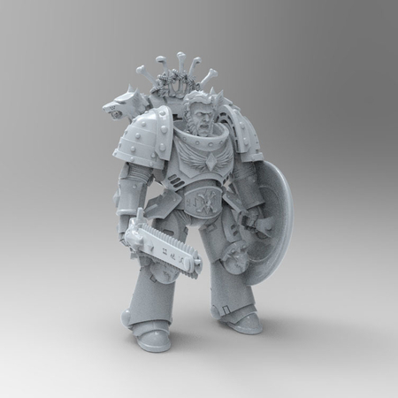 Modelo 3d de Poseable primaris bladeguards lobos espaciales para impresoras 3d