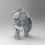  Poseable primaris bladeguards space wolves  3d model for 3d printers