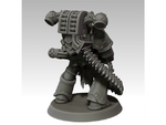  Chaos space warrior with gatling gun  3d model for 3d printers