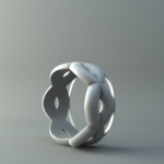 Modelo 3d de Anillo de onda para impresoras 3d