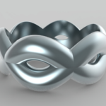  Ring - wave  3d model for 3d printers