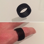  Honeycomb ring  3d model for 3d printers