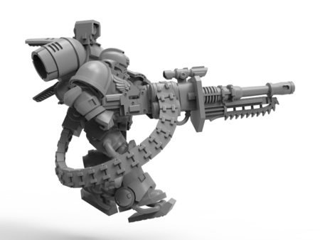  Leaf blower wielding space warrior  3d model for 3d printers