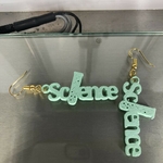  Science earrings  3d model for 3d printers