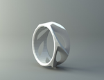 Modelo 3d de Anillo de celosía 3 para impresoras 3d