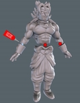  Broly (easy print and easy assembly)  3d model for 3d printers