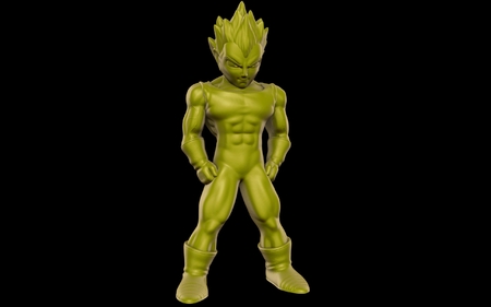 Vegeta (Fácil de impresión sin soporte)