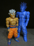 Modelo 3d de Goku (fácil de impresión sin soporte) para impresoras 3d