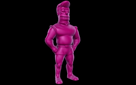  Zapp brannigan (easy print no support)  3d model for 3d printers