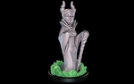  Maleficent (easy print no support)  3d model for 3d printers