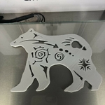 Modelo 3d de Zuni fetiche de oso para impresoras 3d